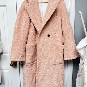 Vince NWOT Women's Pink Teddy Coat